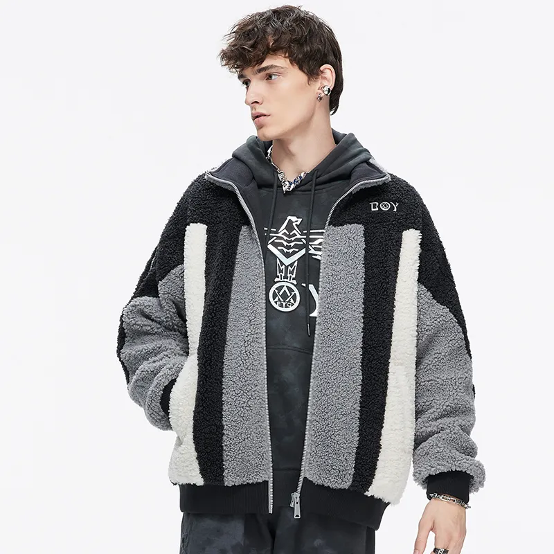 Boy London FW21 Jacket Unisex Gray-3