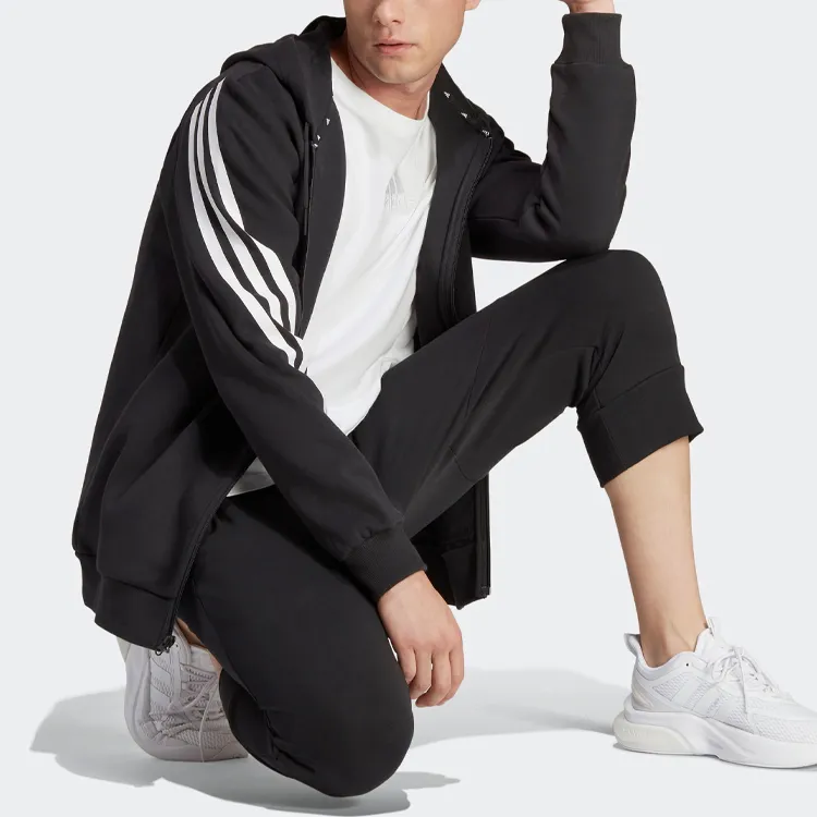 Adidas ESSENTIALS Big Logo 3/4 Pants Casual Pants Men's Black-3