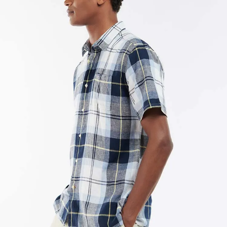 BARBOUR Shirts Men Indigo-3