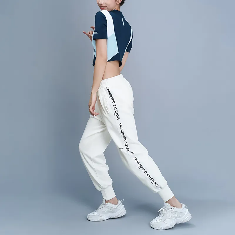 Monster Guardians Jogger Sports Pants Women's Feather White-6
