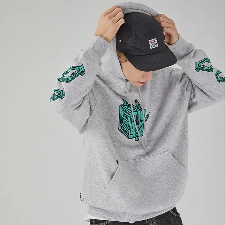 Vision Street Wear x DUYANAIZI Sweatshirt Unisex Gray-4