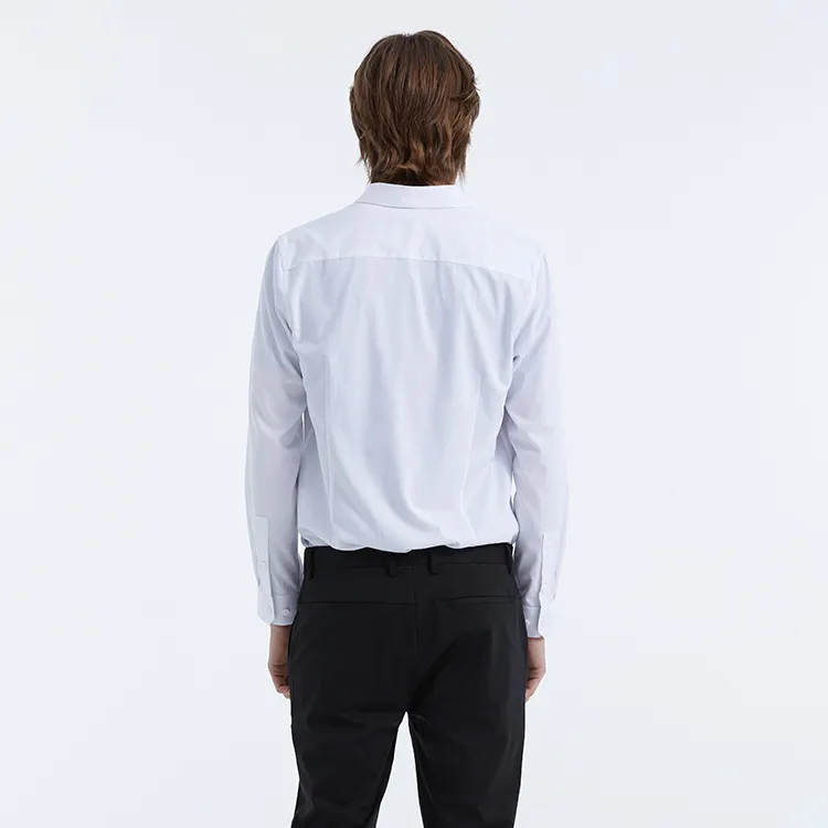 DAVID NAMAN Shirts Men White-4