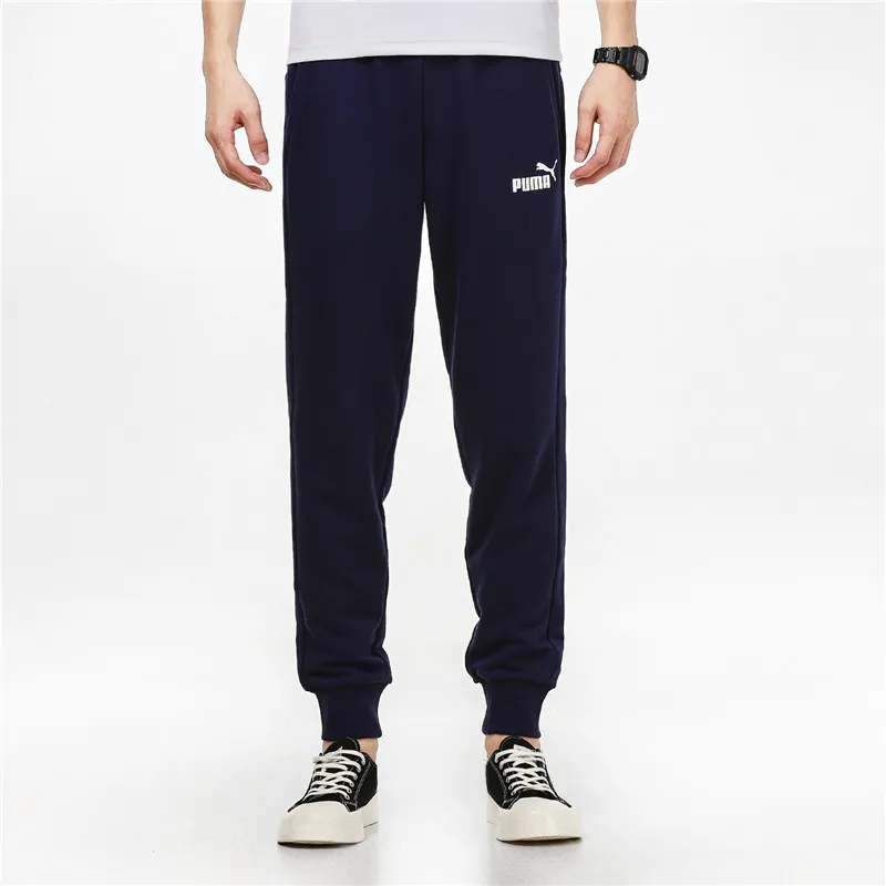 PUMA ESS Knitted Sweatpants Men Navy Blue-2