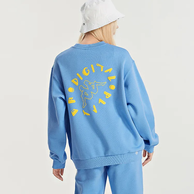 Kappa Crew Neck Loose Fit Sweatshirt Spring Autumn And Winter Unisex-15