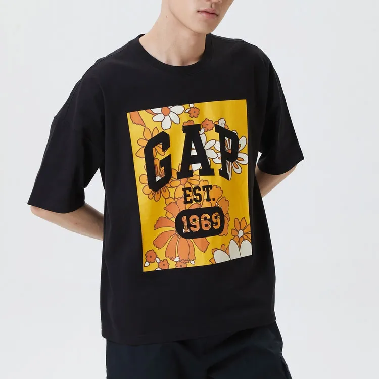 GAP SS23 T-Shirts Unisex Black-2