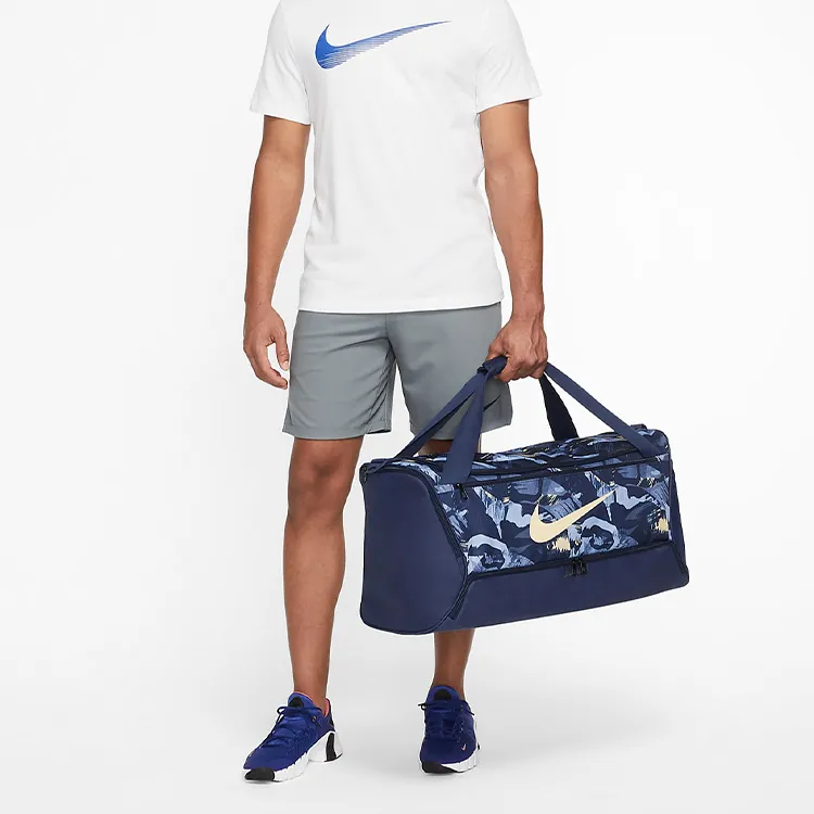 Nike Polyester Handbag Shoulder Bag Crossbody Bag Gym Bag Medium Size Unisex Blue-5