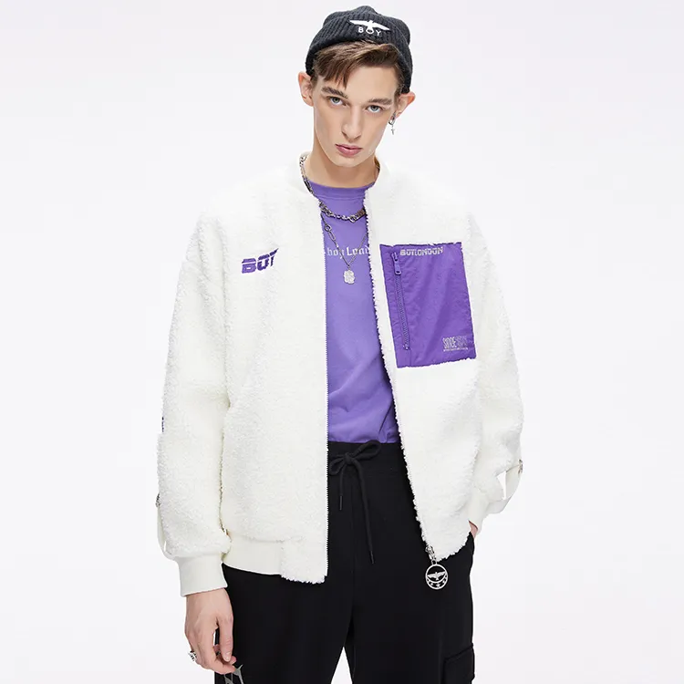 Boy London Loose Fit Jacket Unisex White-2