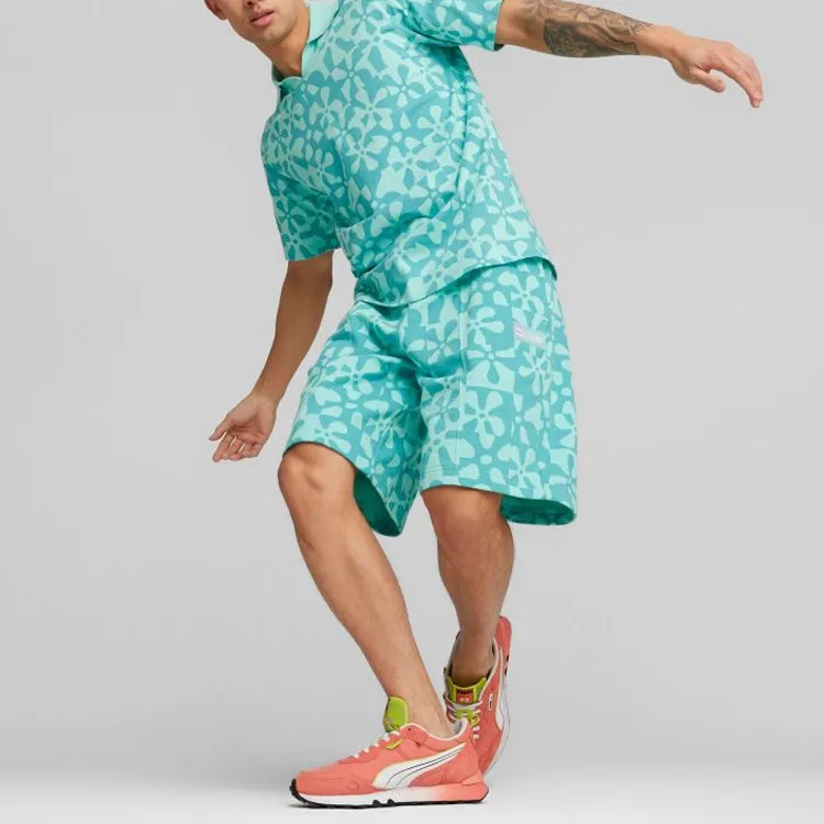 PUMA Polo Shirts Unisex Mint Green-2