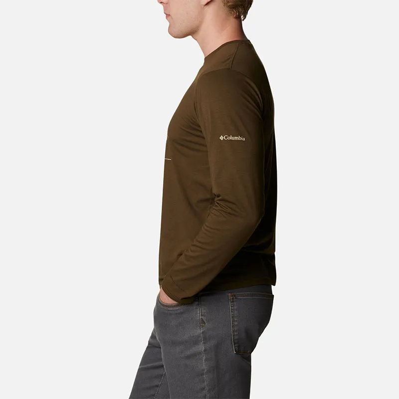 Columbia T Shirt Men's Army Green-4