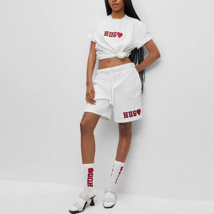HUGO BOSS Casual Shorts Unisex White-3