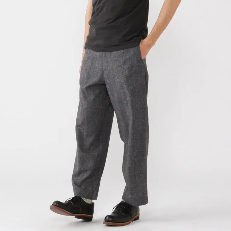 Beams Casual Pants Men Batik Gray-6