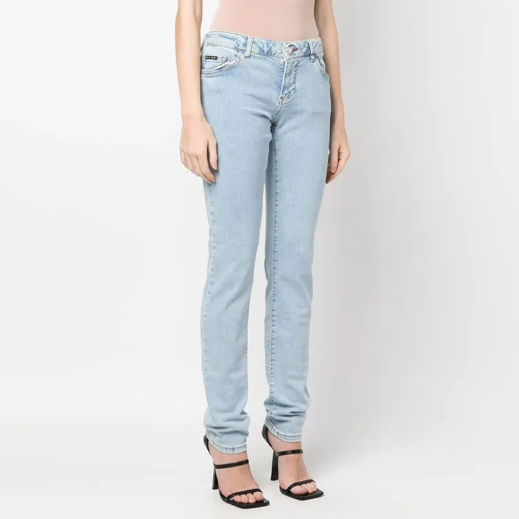 PHILIPP PLEIN Light wash Slim cut Jeans-3