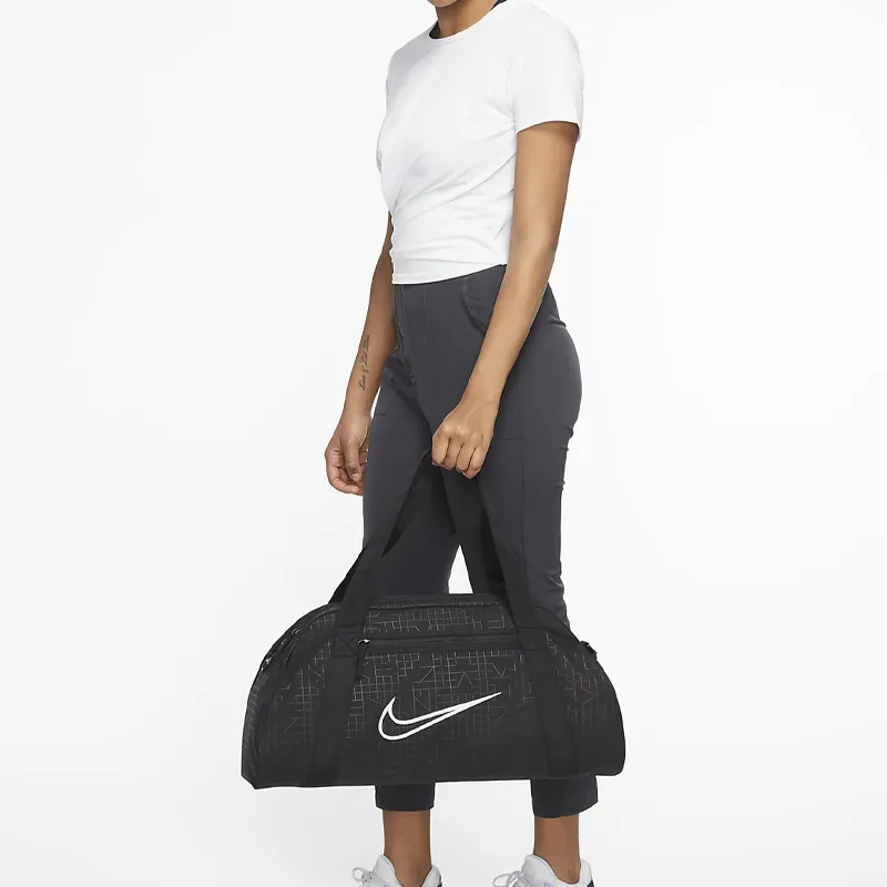 Nike Fabric Handbag Shoulder Bag Crossbody Bag Gym Bag Unisex Black-5