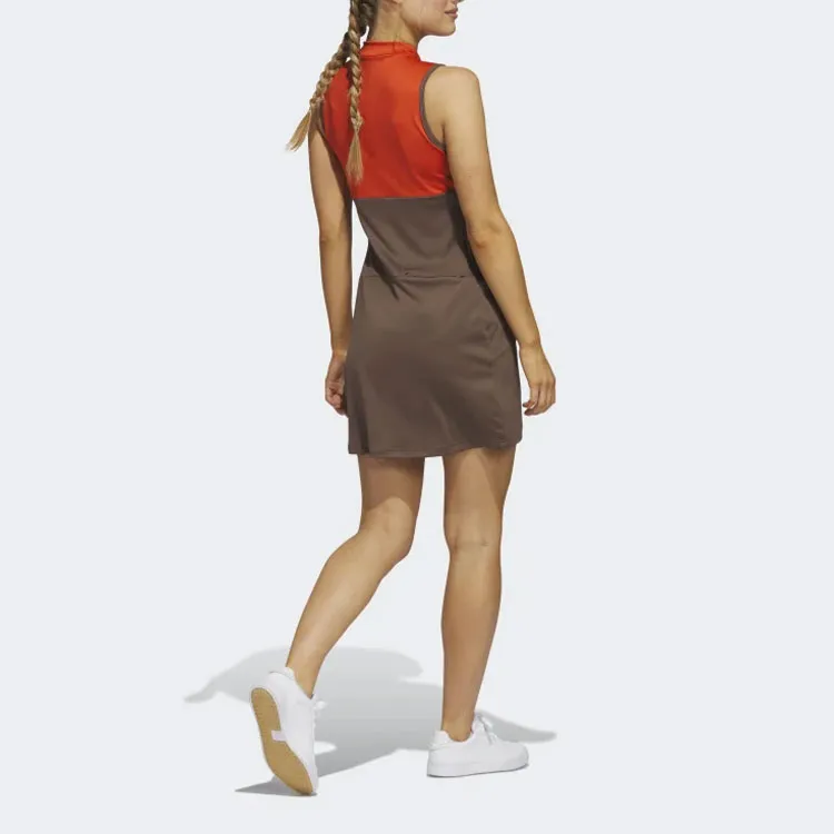 Adidas Free Shipping With AdiClub Ultimate365 Tour Colorblocked Golf Dress-3