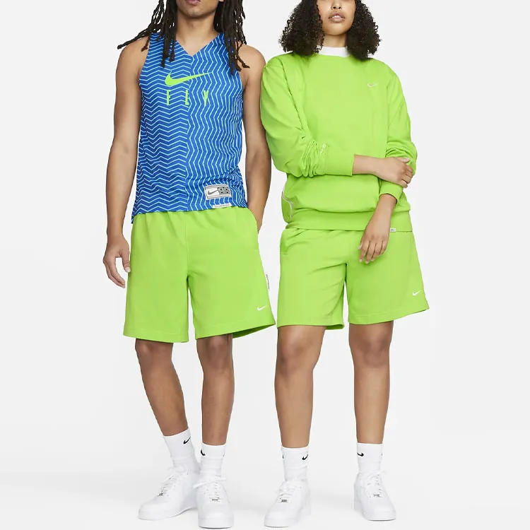 Nike Casual Shorts Men Green Yellow-0