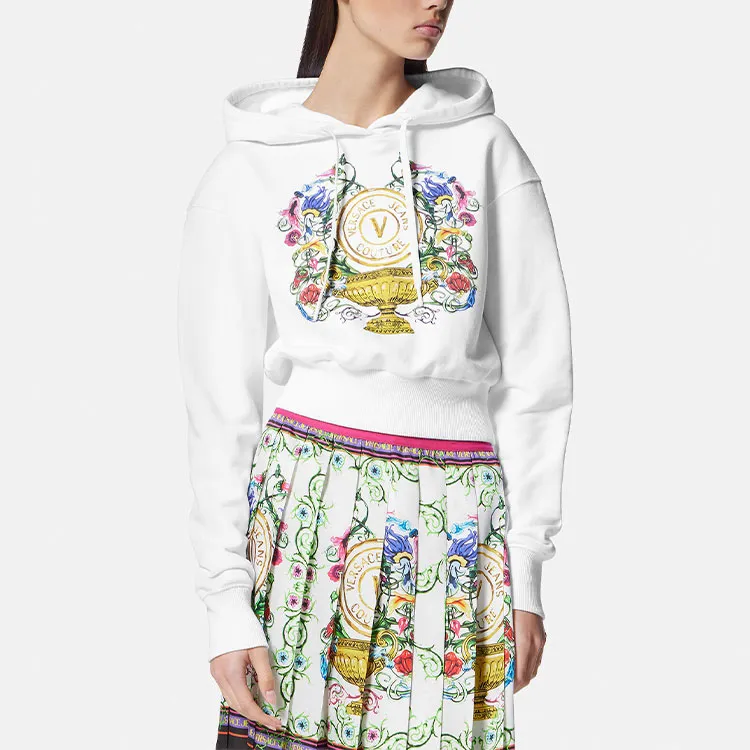 VERSACE JEANS COUTURE Sweatshirts Women's White-3