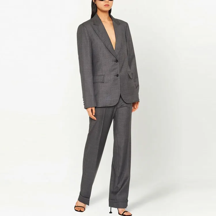 MIU MIU Grisaille Single breasted Blazer-1