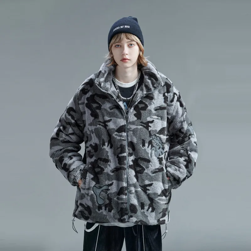Guuka Puffer Jacket Unisex Black Gray-7