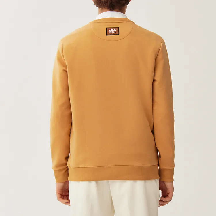 FILA Sweatshirts Men Sand Yellow-4