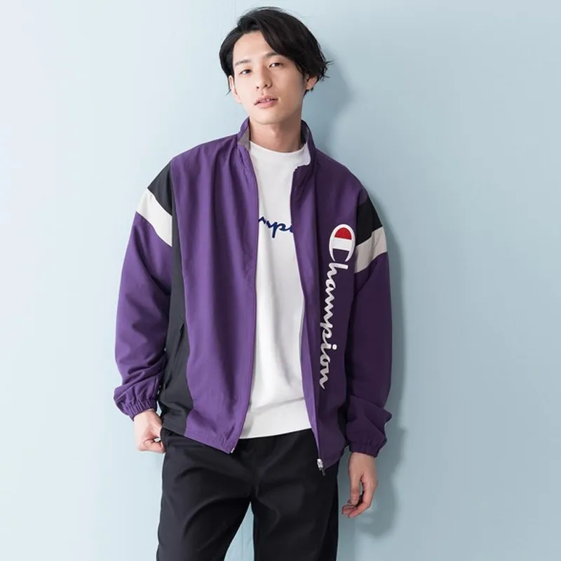 Champion Jacket Japan Version Unisex Purple-4