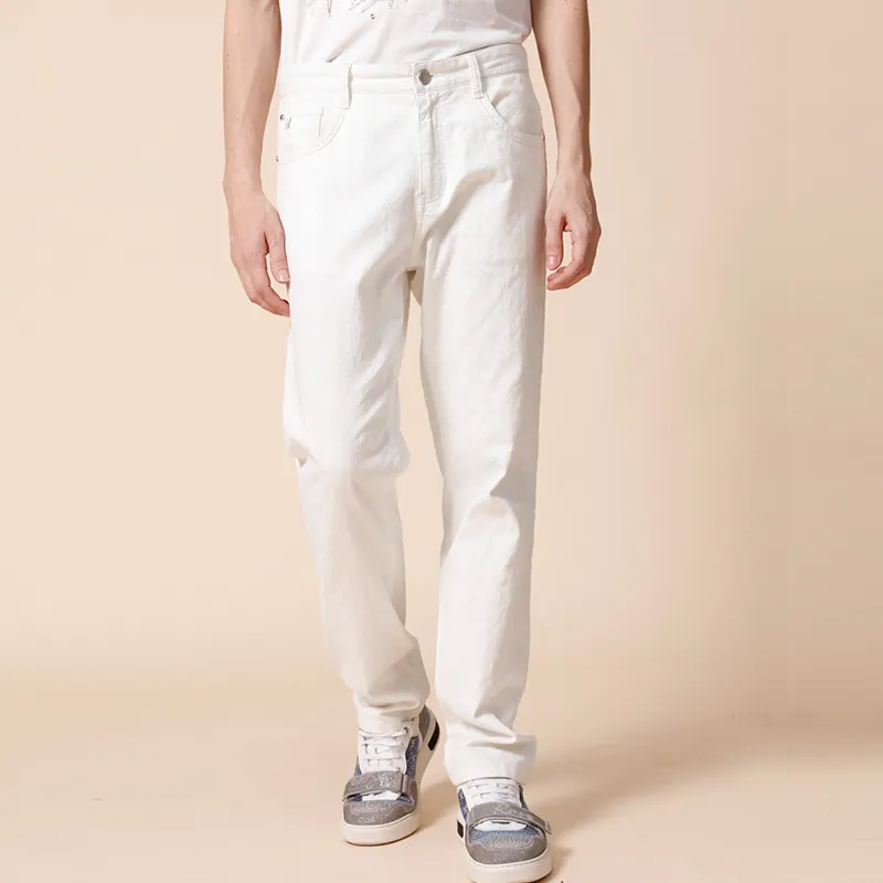 RARE SS22 Straight Jeans Men's White-3