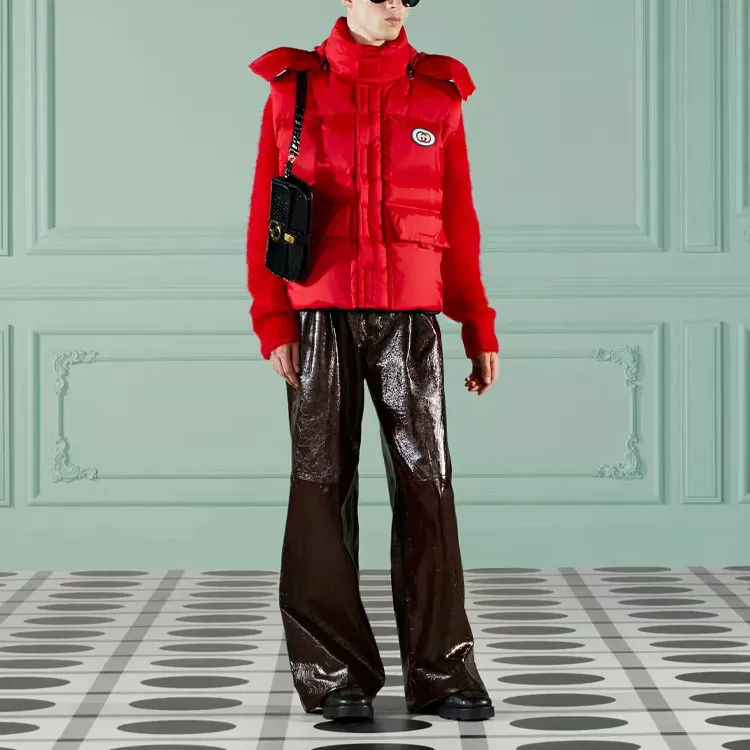 GUCCI Down padded Detachable hooded Vest-1