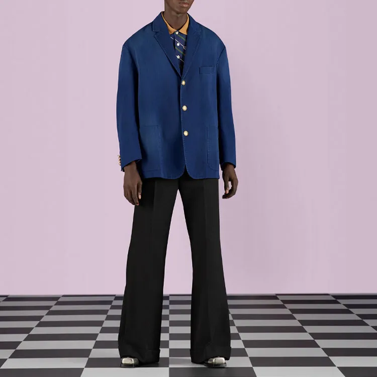 GUCCI Business Suits Men Blue-1