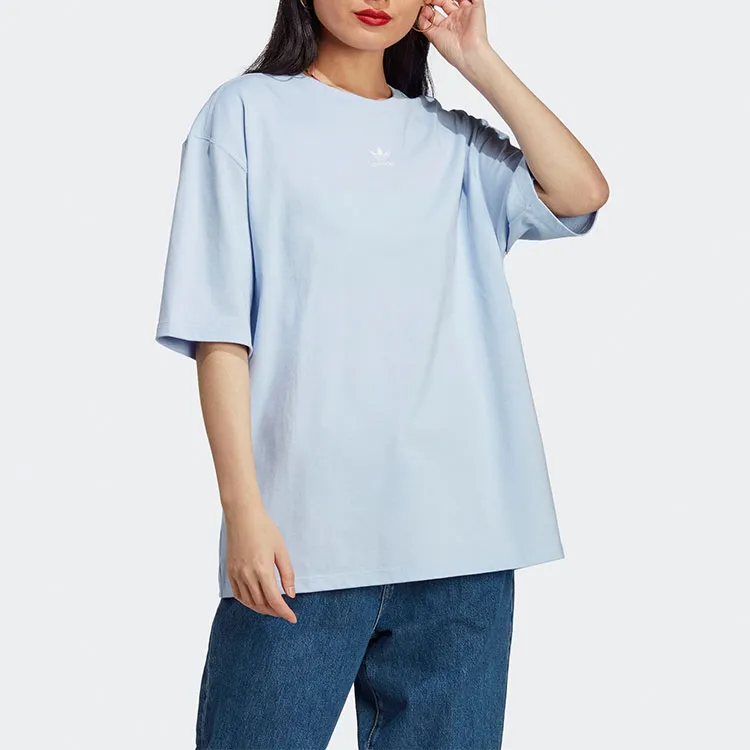 Adidas Regular T Shirt Women's Blue-1