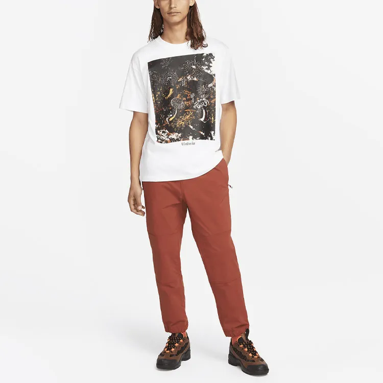 Nike T Shirts Men White-2