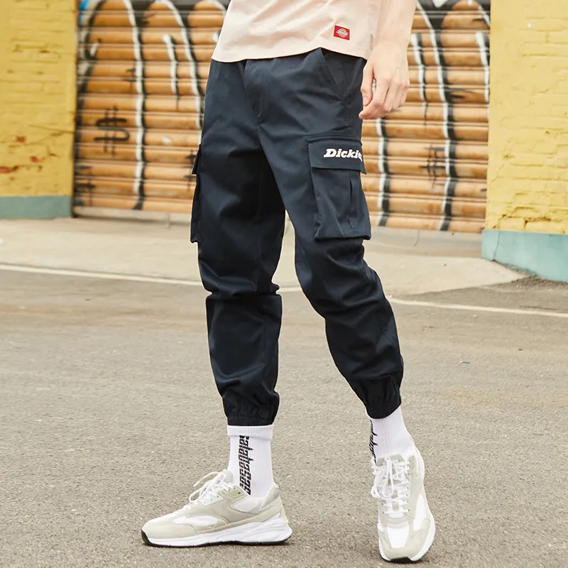 Dickies Cargo Pants Men Dark Marine Blue-4