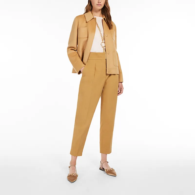 MaxMara Studio Casual Pants Women's Brown-2