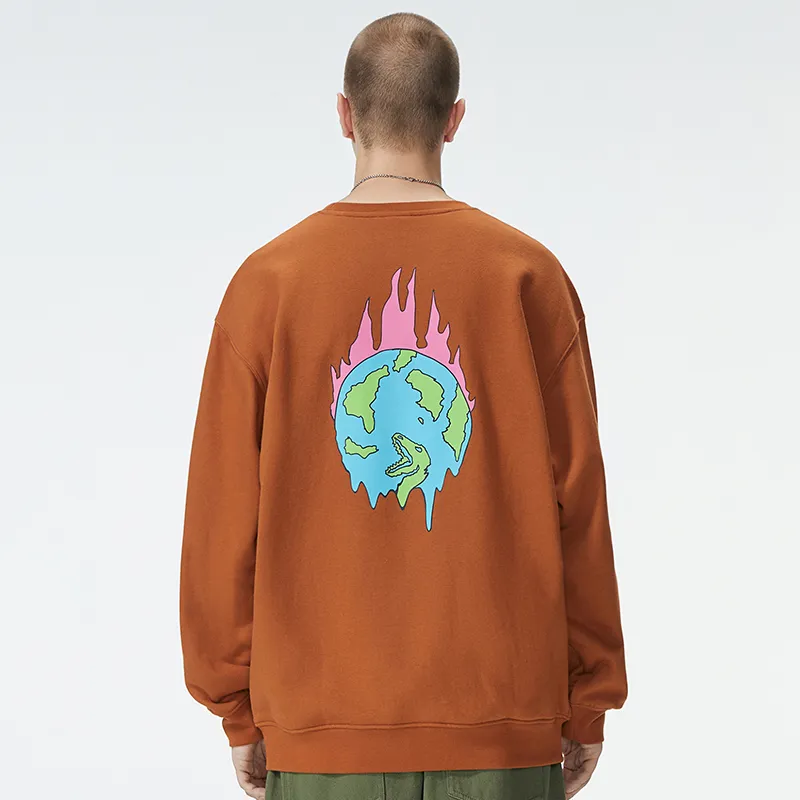 COPPOLELLA Sweatshirts Unisex Mumbai Brown-3