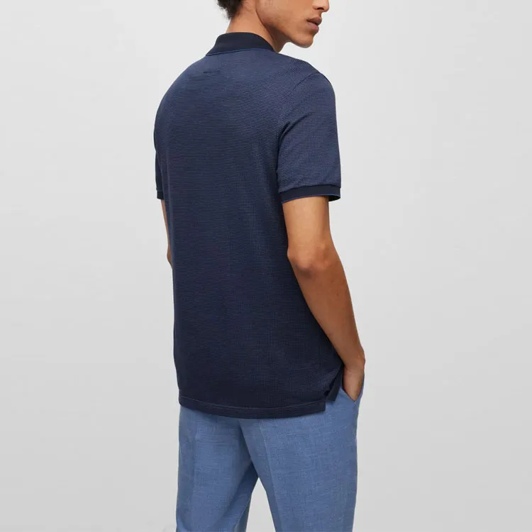 HUGO BOSS Polo Shirts Men Dark Blue-2