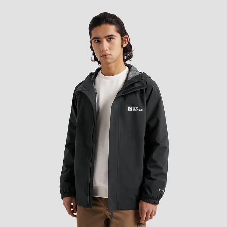 Jack Wolfskin Water Resistant Windproof And Water Repellent Windbreaker Jacket Men's-1