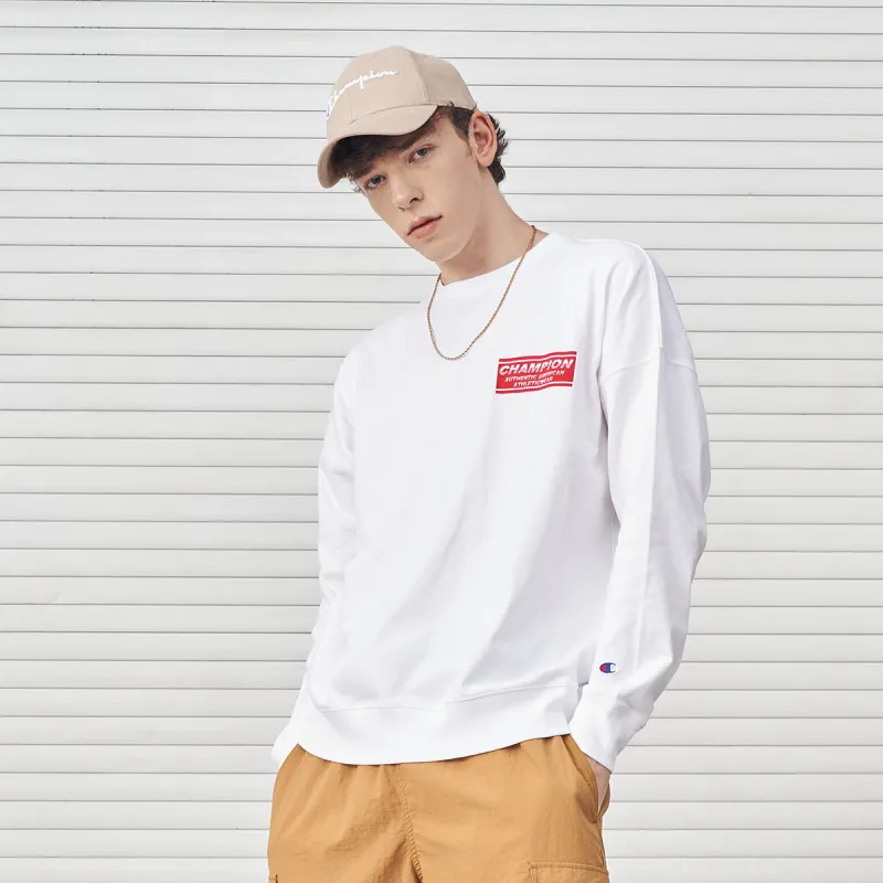 Champion Long Sleeved T Shirt Unisex-4