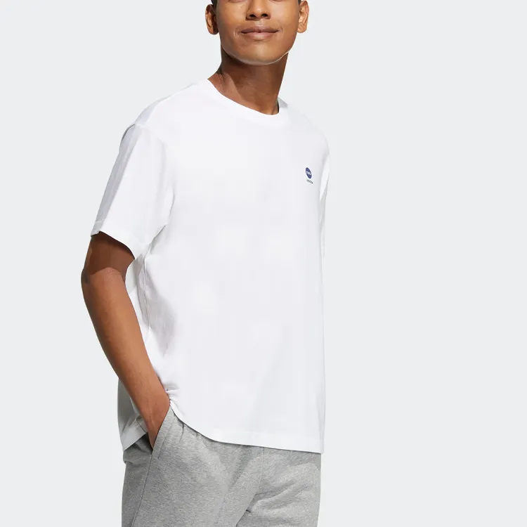 Adidas T Shirts Unisex White-2
