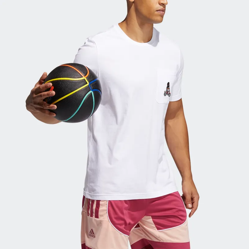 Adidas T Shirts Men White-3