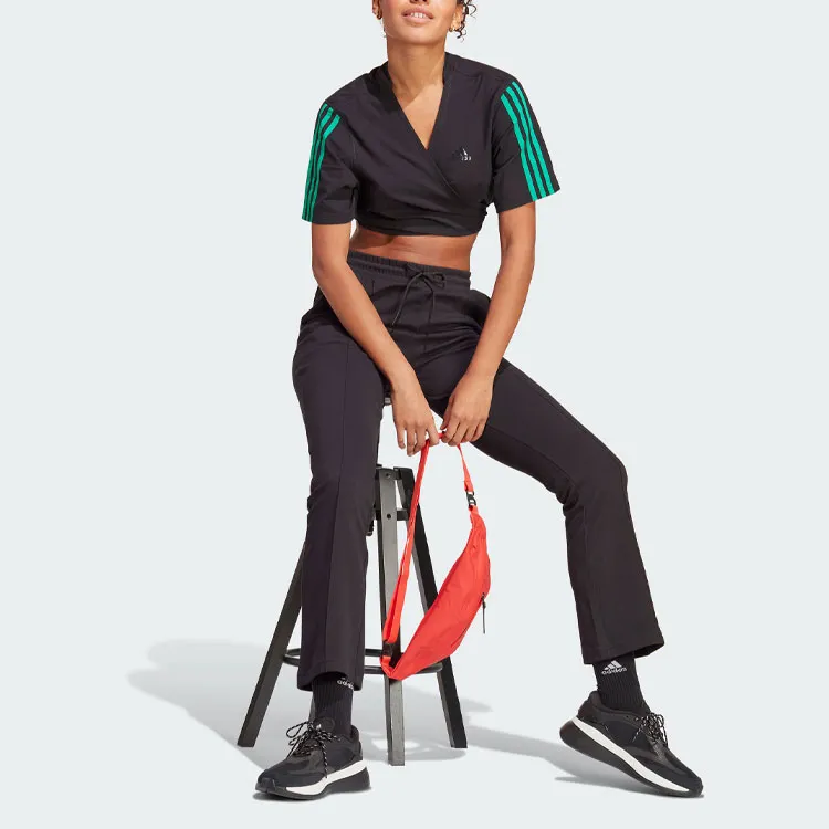 Adidas Knitted Sweatpants Women's Black-4