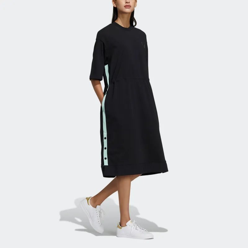Adidas Originals Short Sleeved Dress Women's Black-3