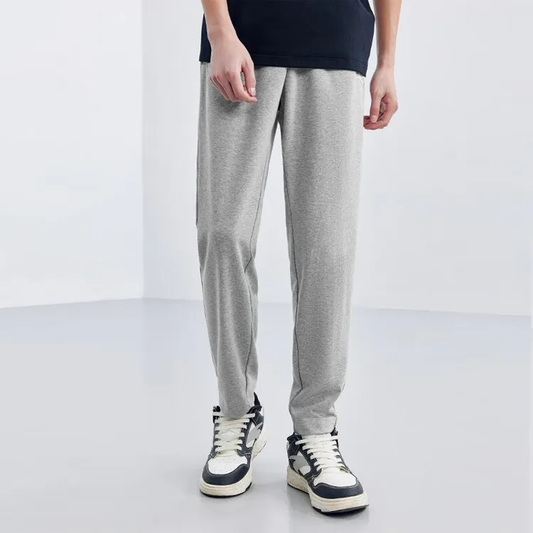 Anta Variety Training Collection Casual Pants Men's Gray Heather Gray-2