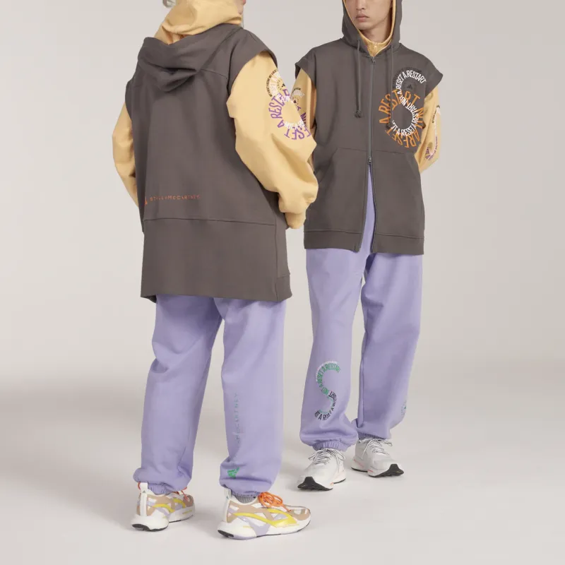 Adidas Knitted Sweatpants Unisex Purple-2