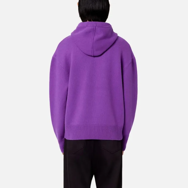 Ami Paris Ami De Coeur Merino Wool Knit Hoode-2