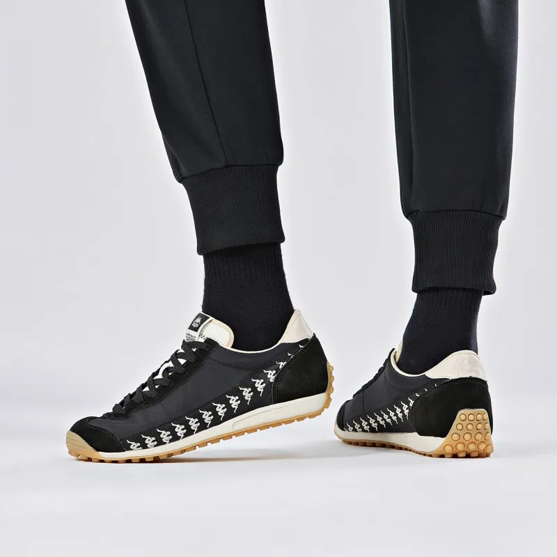Kappa Coverage Low Top Casual Running Shoes Unisex Black-6