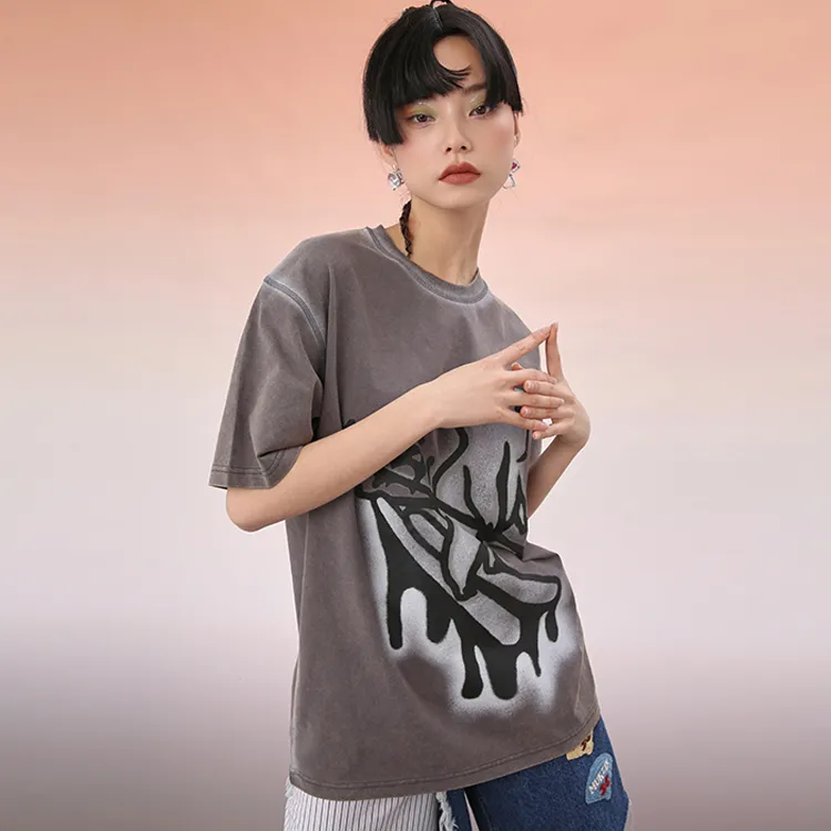 MUKZIN T-Shirts Women's Gray-3