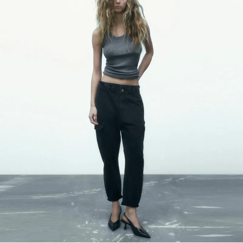 ZARA Jeans Women's Black-2