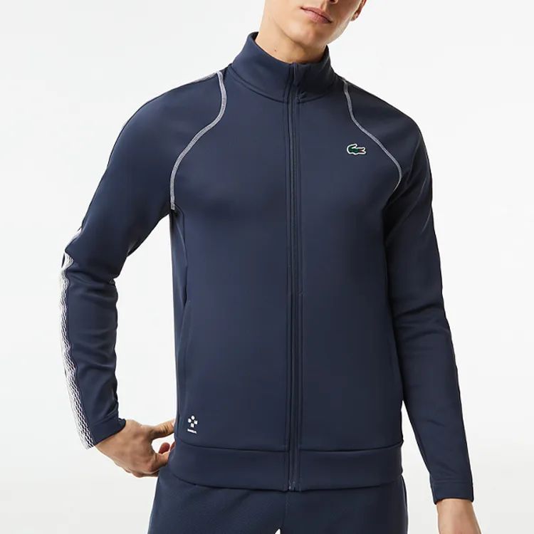 LACOSTE Daniel Medvedev Collaboration Sweatshirts Men Dark Blue-2