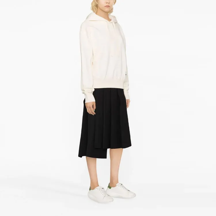 JIL SANDER + Logo Patch Drawstring Hoodie-3
