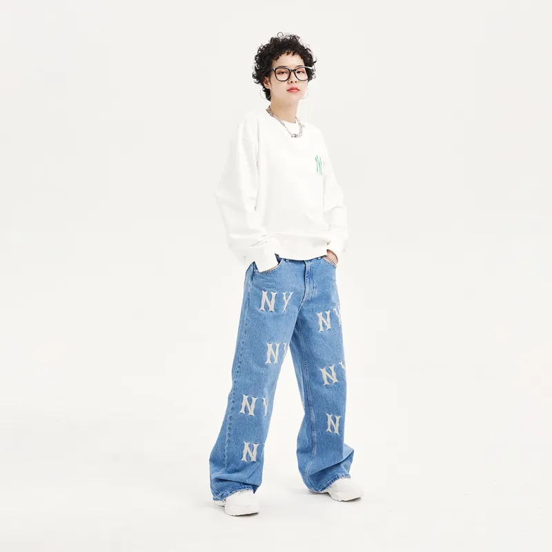 MLB New York Yankees Sweatshirts Unisex White-4