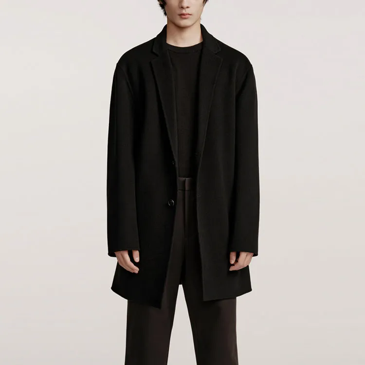 PEACEBIRD MEN Coats Men's Black-2