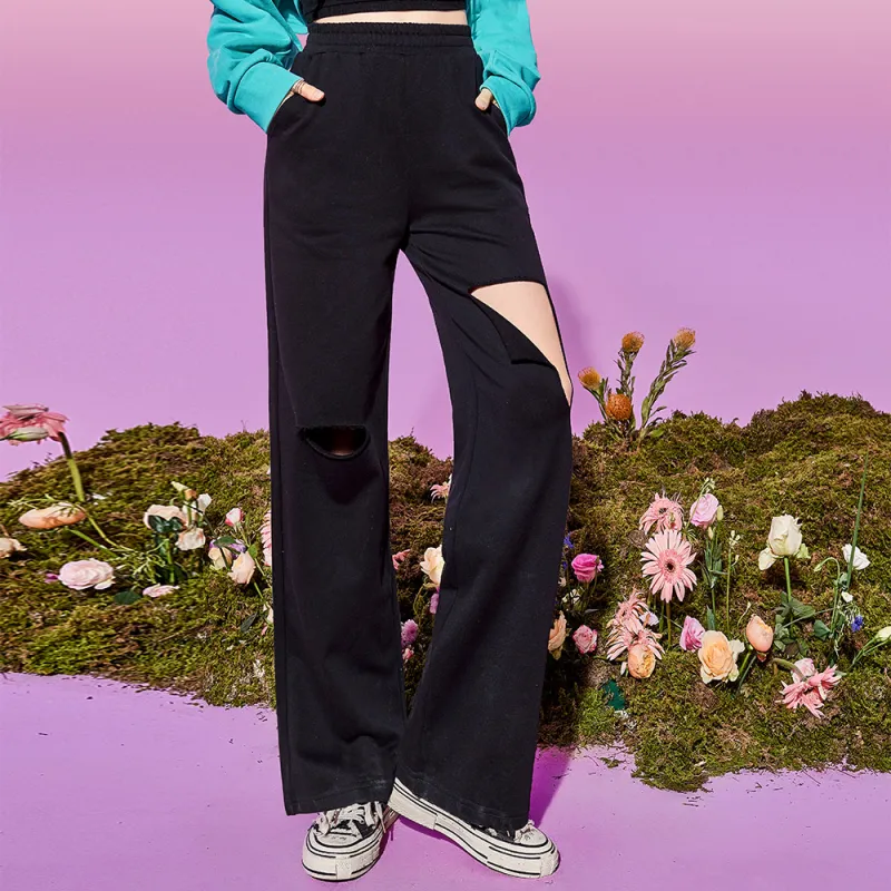 SEENFAAN Straight Casual Pants Unisex-6